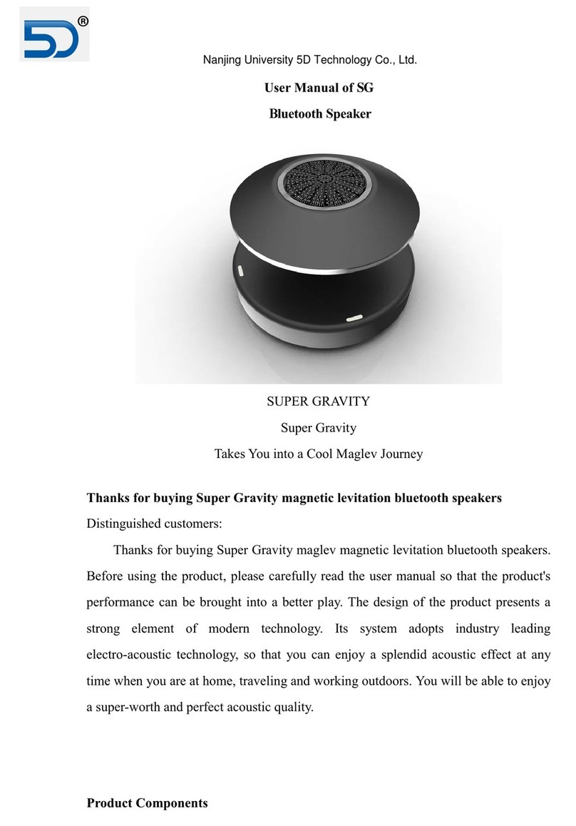 5D Technology Super Gravity user manual