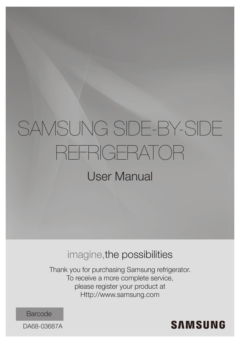 Samsung RS542NCAEWW/SC User manual