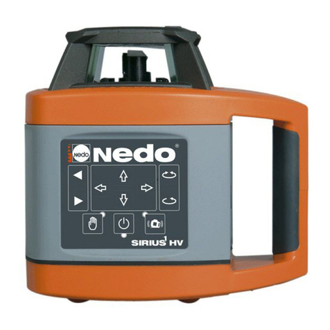 Nedo SIRIUS 1 HV operating instructions