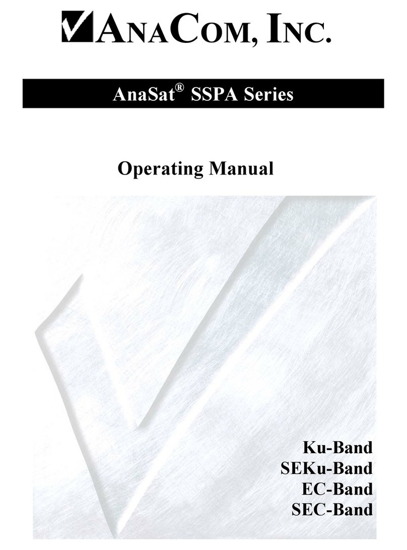 AnaCom AnaSat SSPA series User manual