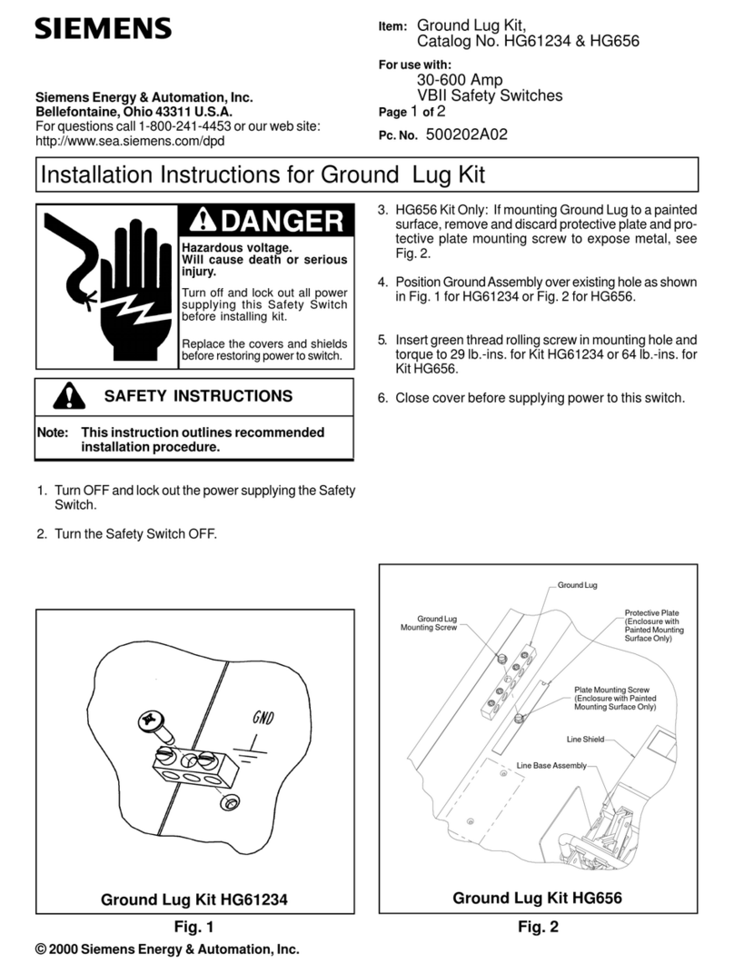 Siemens HG61234 User manual Siemens HG61234 User manual