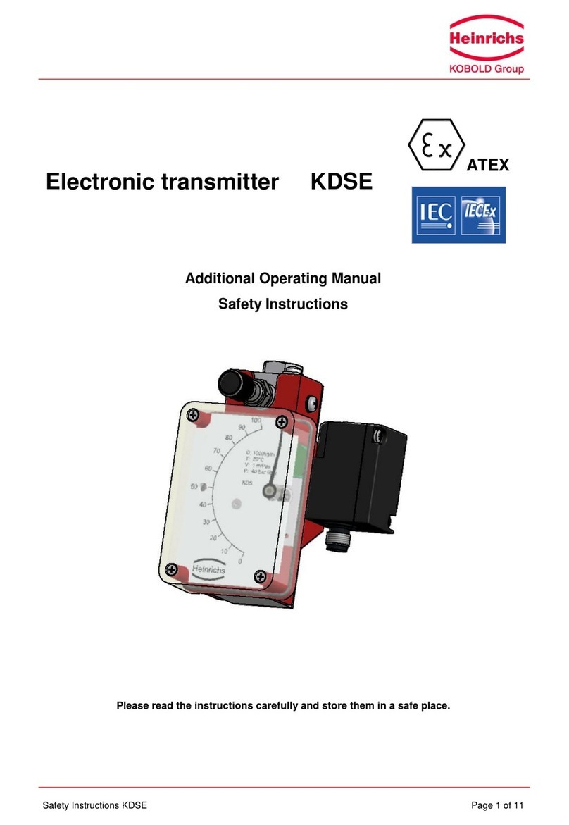Heinrichs KDSE operating manual