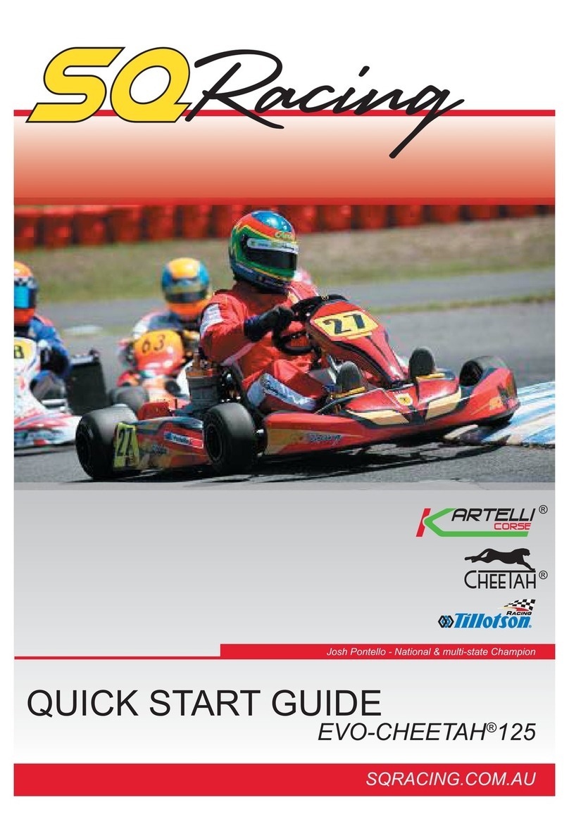 SQ Racing Evolution 125 User manual