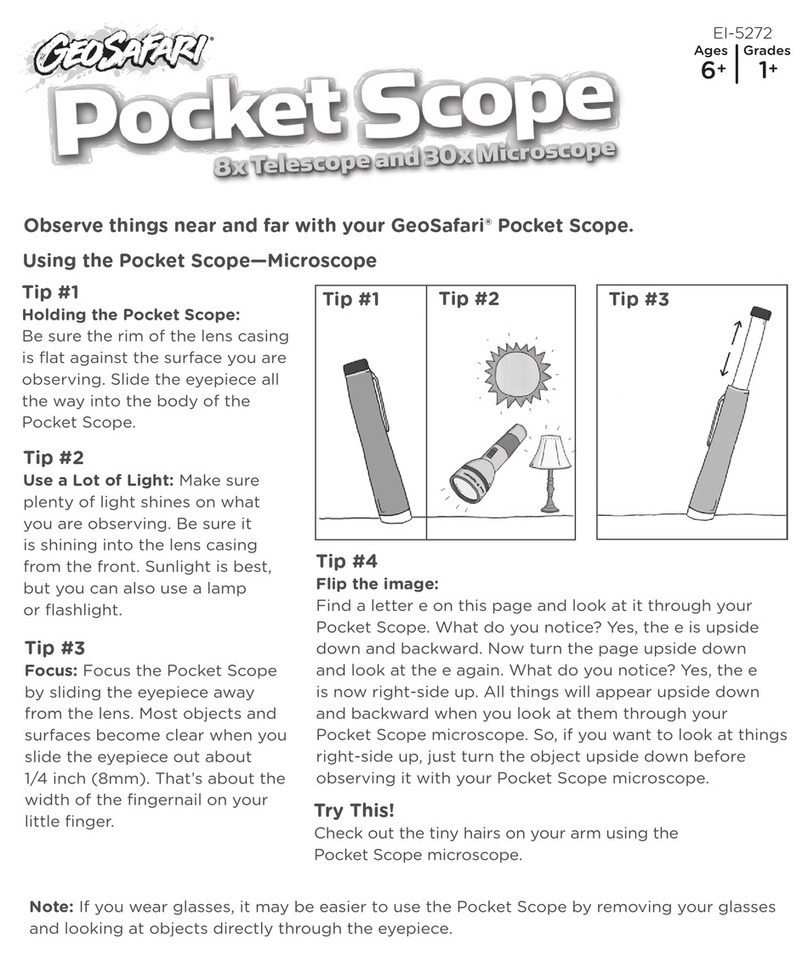 GeoSafari Pocket Scope user guide