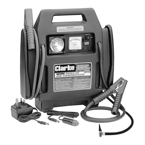 Clarke JS900 Installation and operation manual