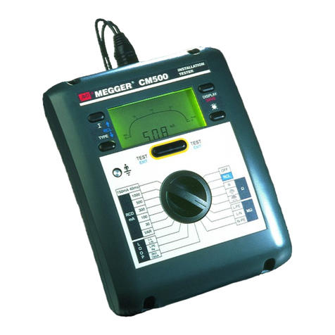 Megger CM500 user guide