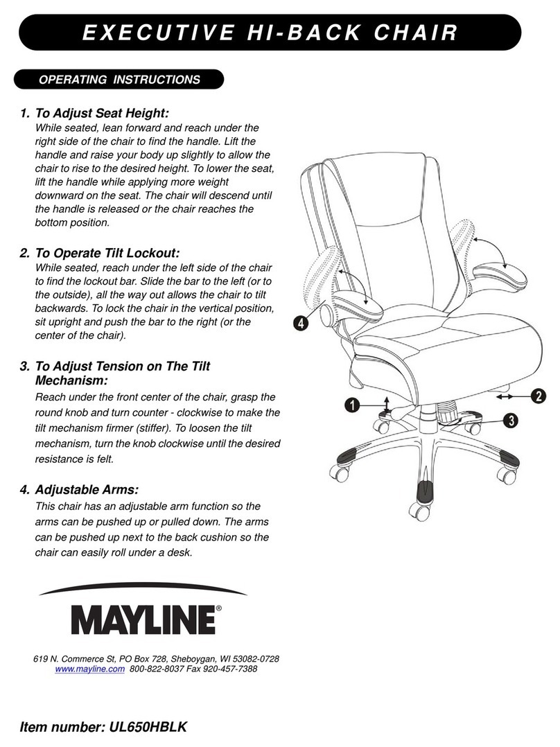 Mayline UL650HBLK User manual Mayline UL650HBLK User manual