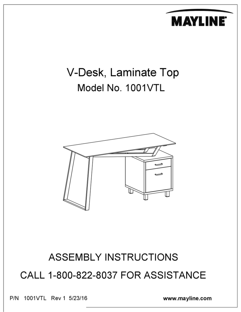 Mayline 1001VTL User manual Mayline 1001VTL User manual