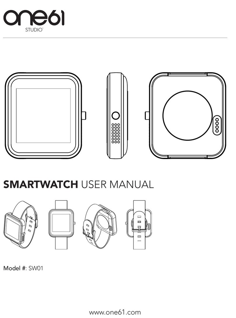 One61 Studio SW01 user manual
