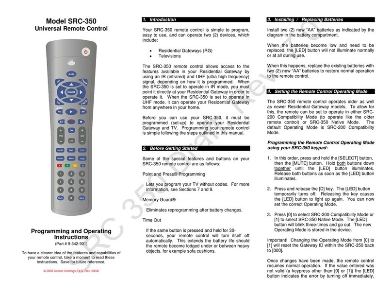 Contec SRC-350 User manual