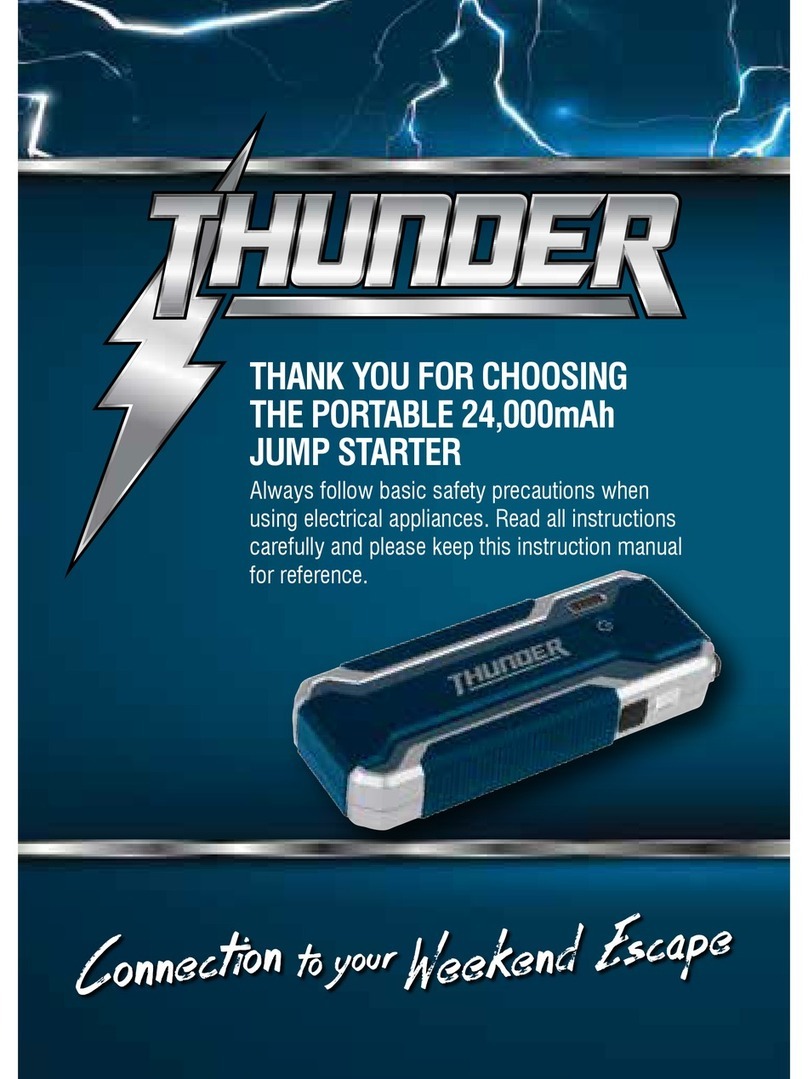 Thunder TDR02014 instruction manual
