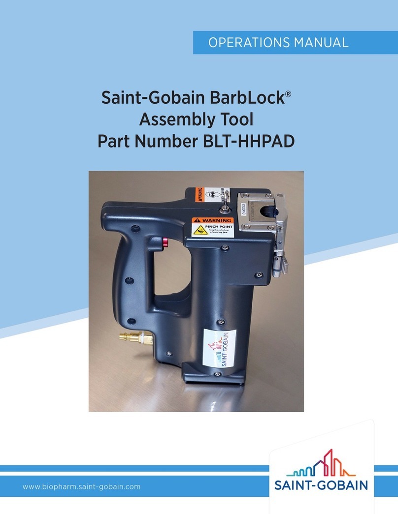 SAINT-GOBAIN BarbLock BLT-HHPAD User manual