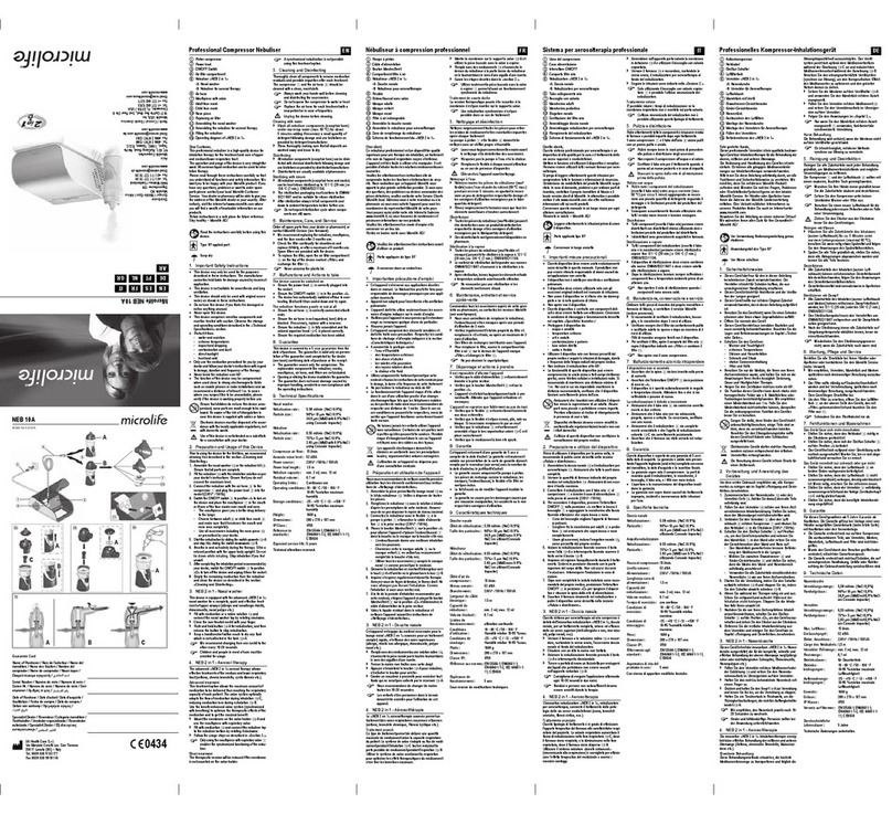 Microlife NEB 10A manual