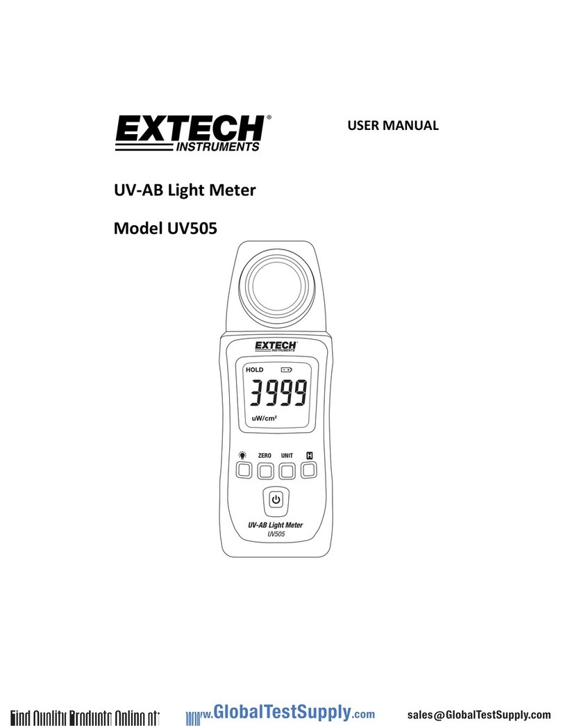 Extech Instruments UV505 User manual