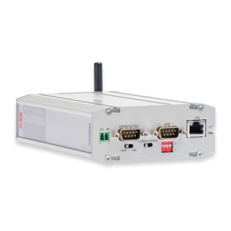 ABB ARG600 ANSI User manual