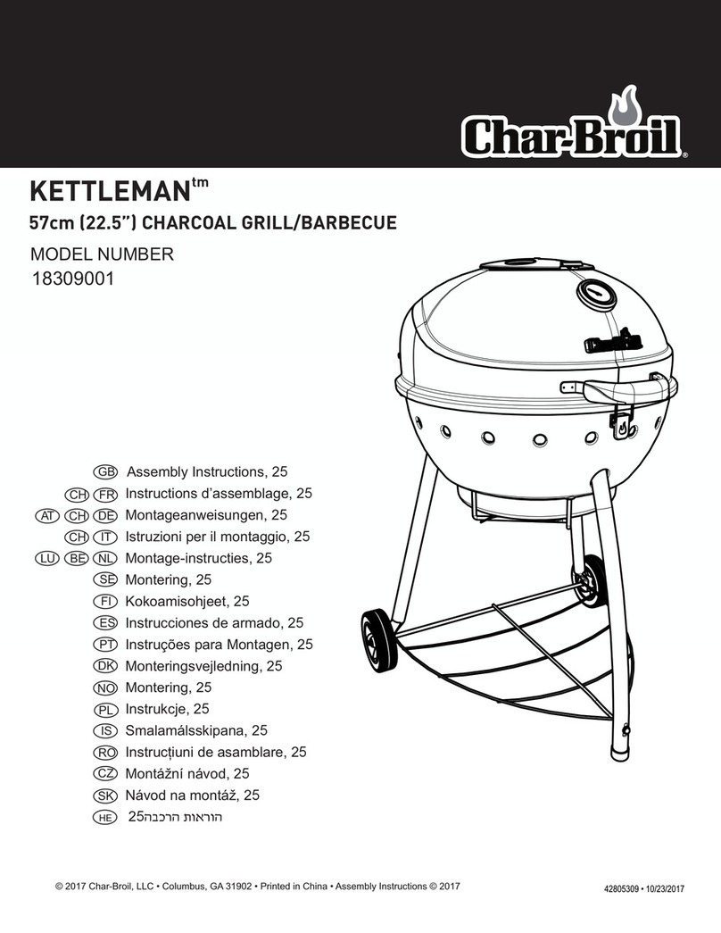 Char-Broil KETTLEMAN 18309001 Assembly instructions