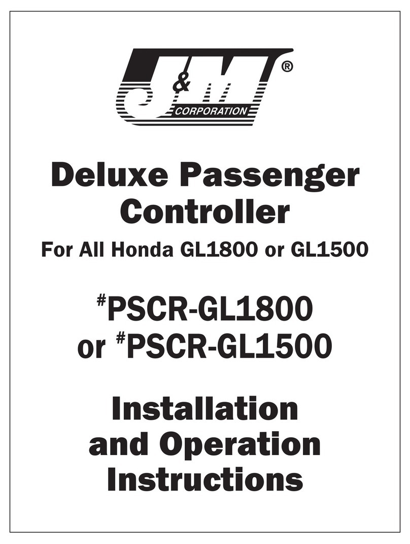 J&M Corporation PSCR-GL1800 Installation and operation instructions