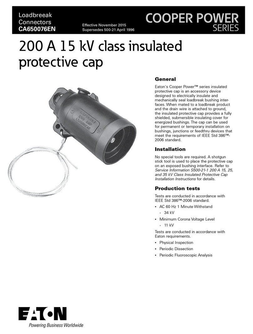 Eaton COOPER POWER SERIES installation instructions