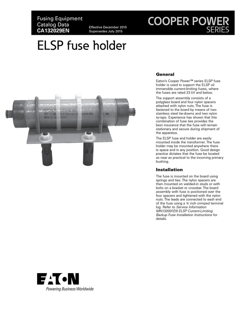 Eaton COOPER POWER SERIES User manual Eaton COOPER POWER SERIES User manual