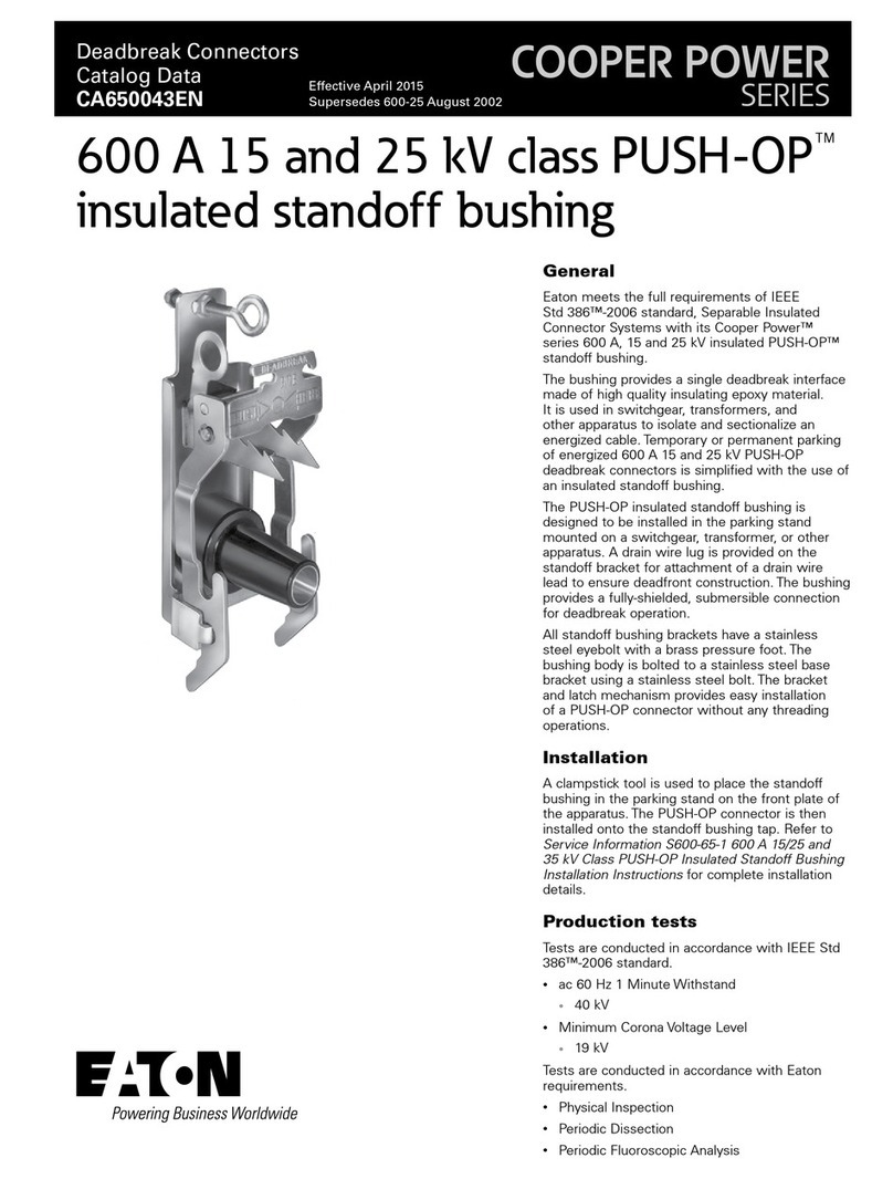 Eaton COOPER POWER SERIES installation instructions
