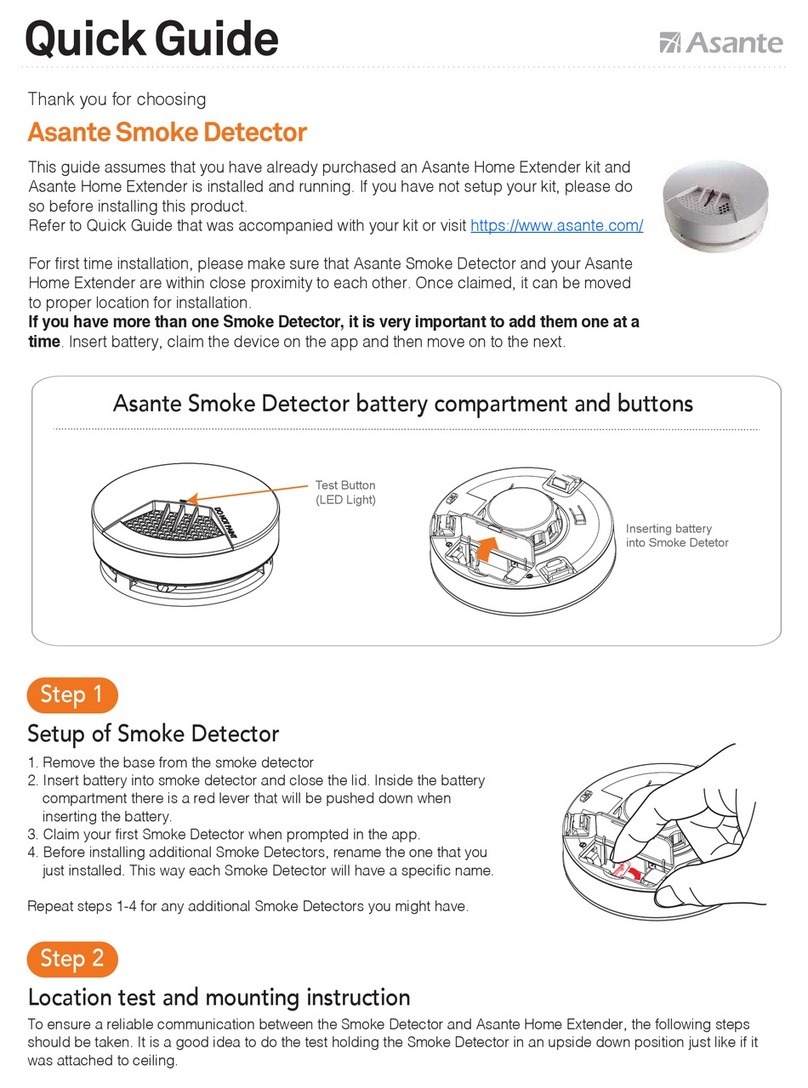 Asante Smoke Detector quick guide