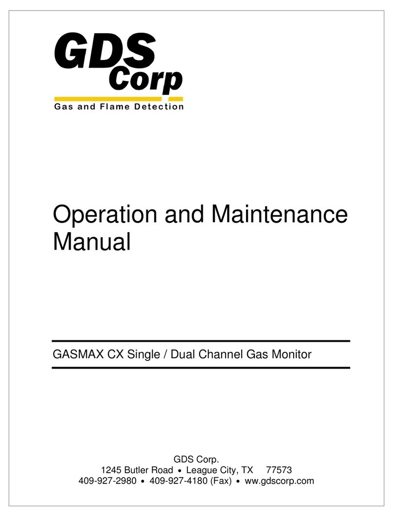 GDS GASMAX CX Operation and maintenance manual