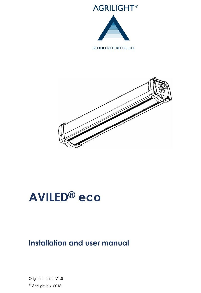 Agrilight AVILED eco Installation and user manual