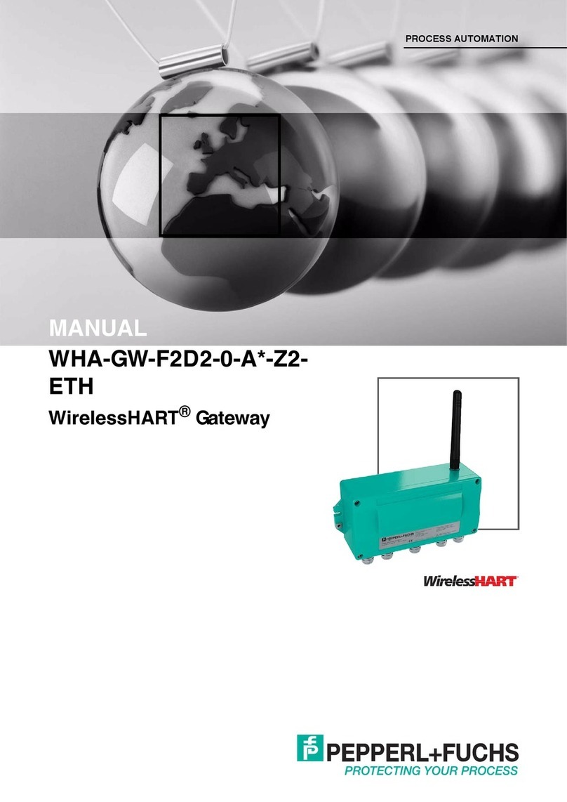 WirelessHART WHA-GW-F2D2-0-A-Z2-ETH manual