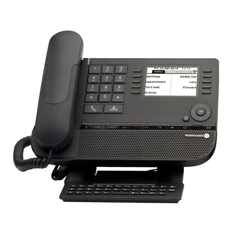 Alcatel-Lucent 8038 Quick reference guide