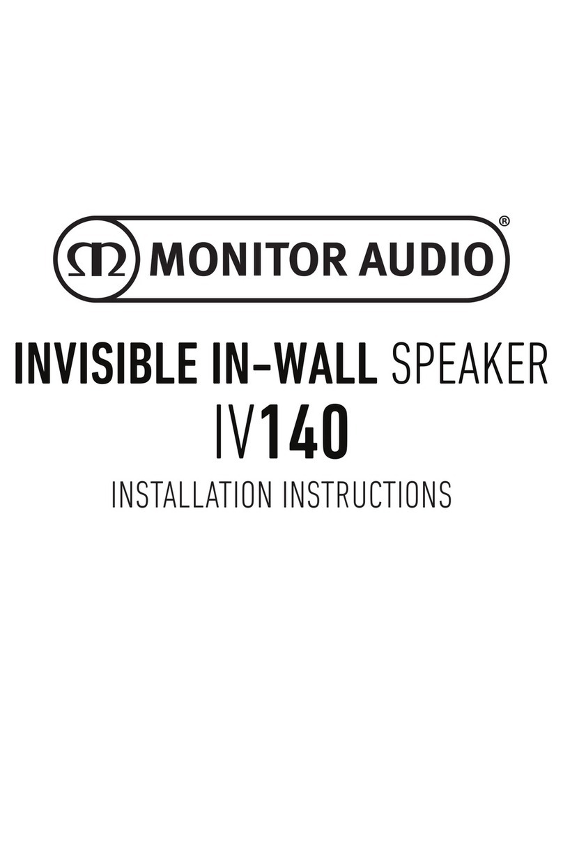 Monitor Audio IV140 installation instructions