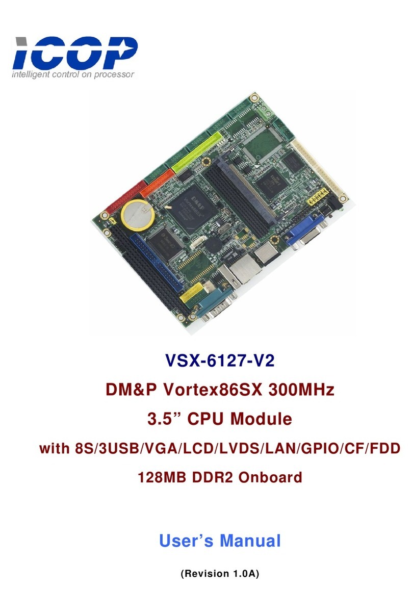 Icop VSX-6127-V2 User manual