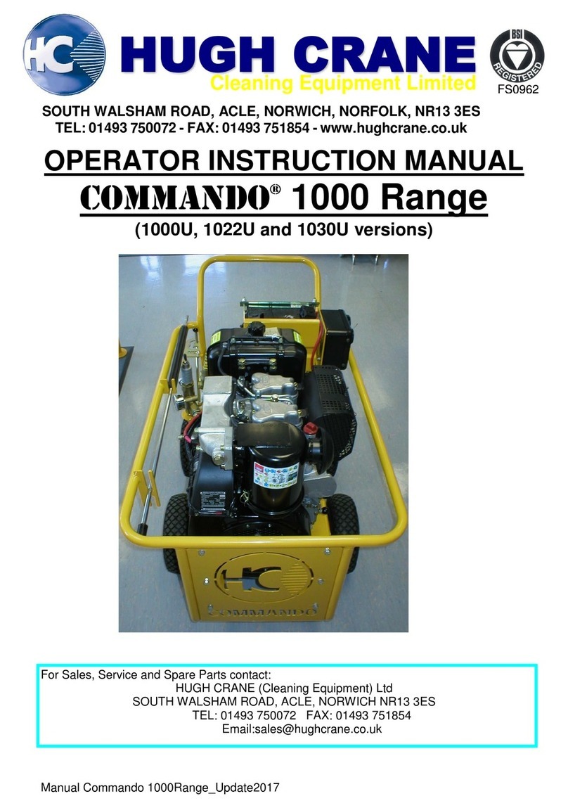 Hugh Crane COMMANDO 1000 Range Operator's instruction manual