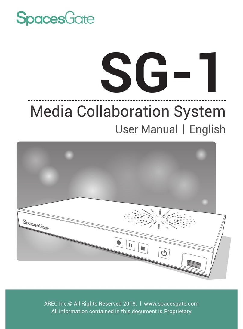 Arec SpacesGate SG-1 user manual