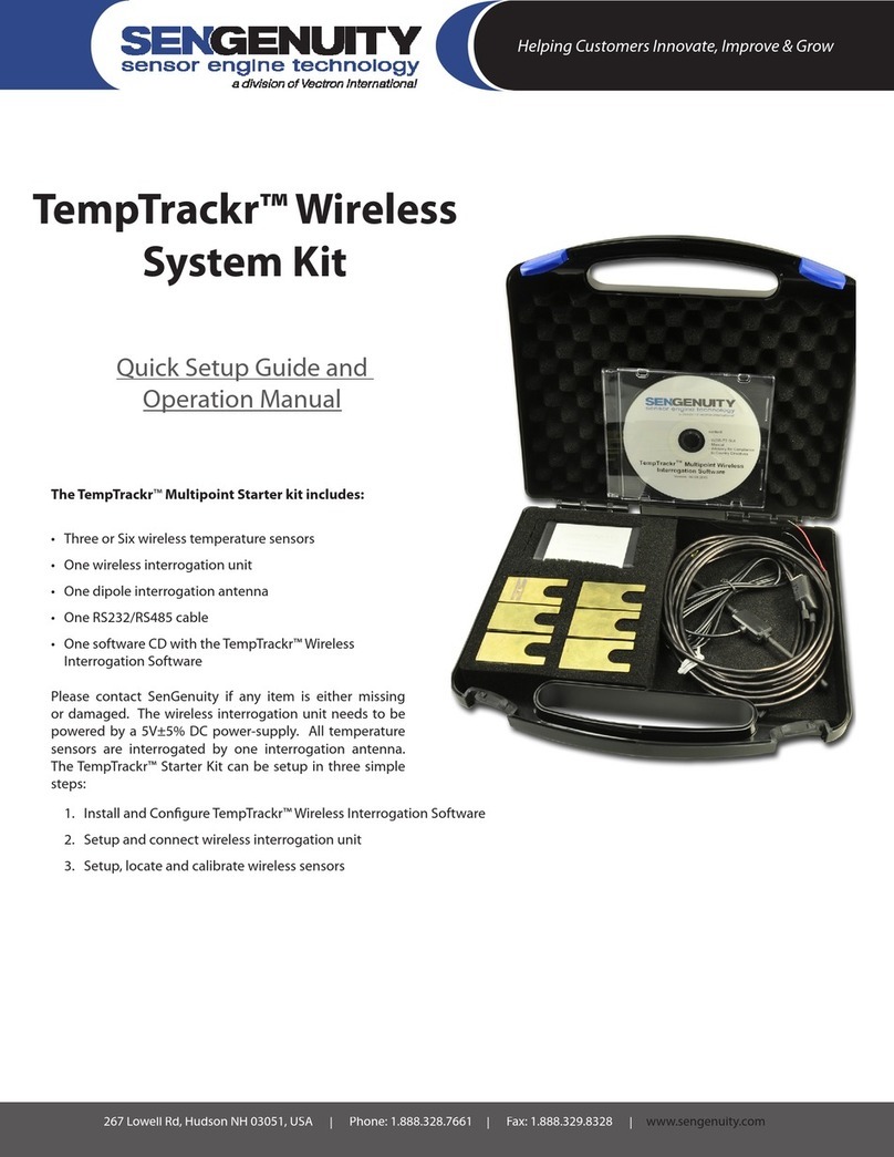 SenGenuity TempTrackr Quick setup guide