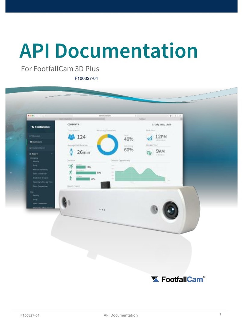 FootfallCam 3D Plus API Documentation