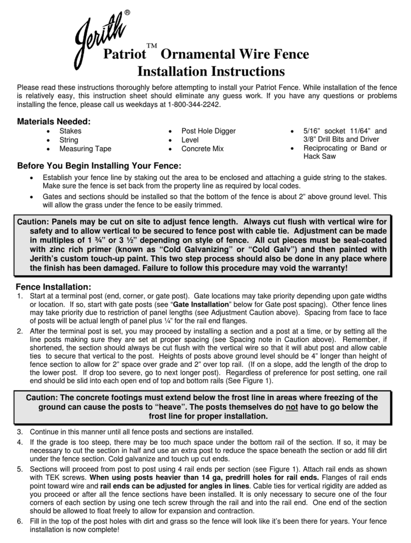 Jerith Patriot installation instructions
