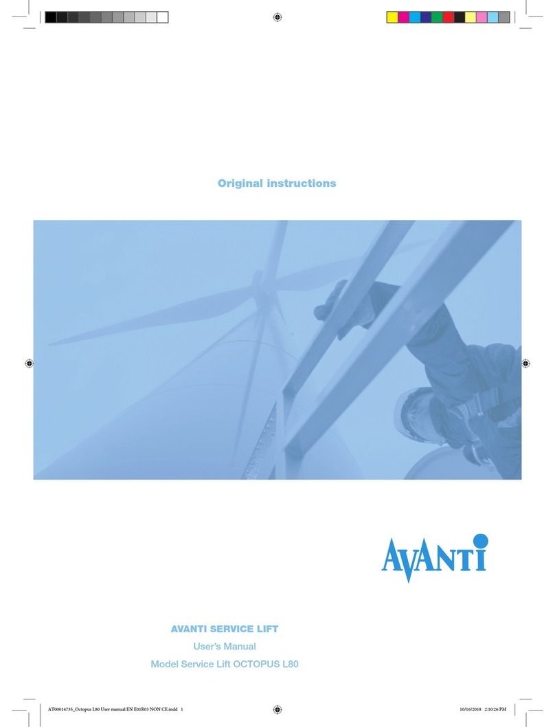 Avanti OCTOPUS L80 user manual