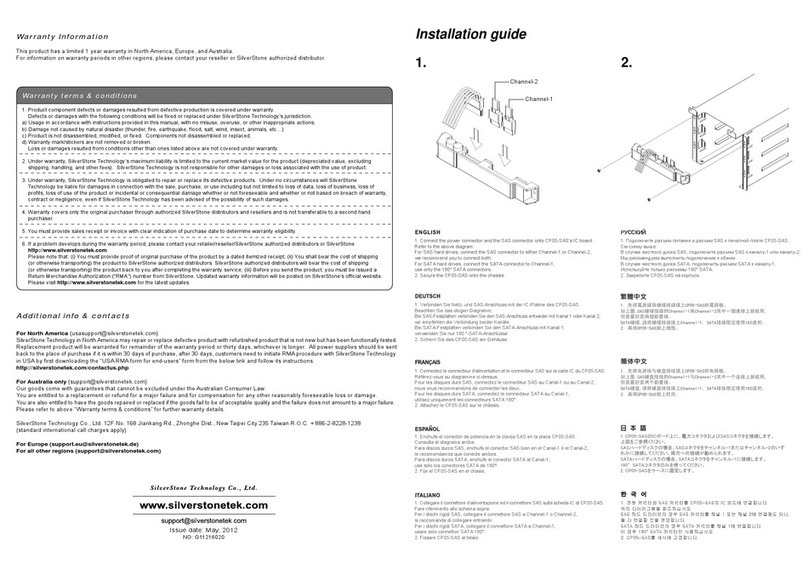 SilverStone CP05-SAS installation guide