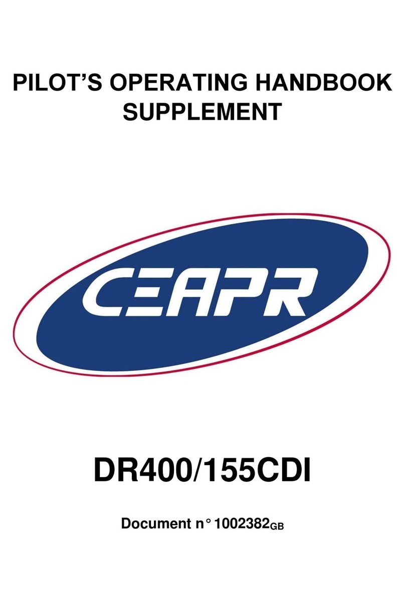 CEAPR DR400/120D Pilot's Operating Handbook Supplement CEAPR DR400/120D Pilot's Operating Handbook Supplement