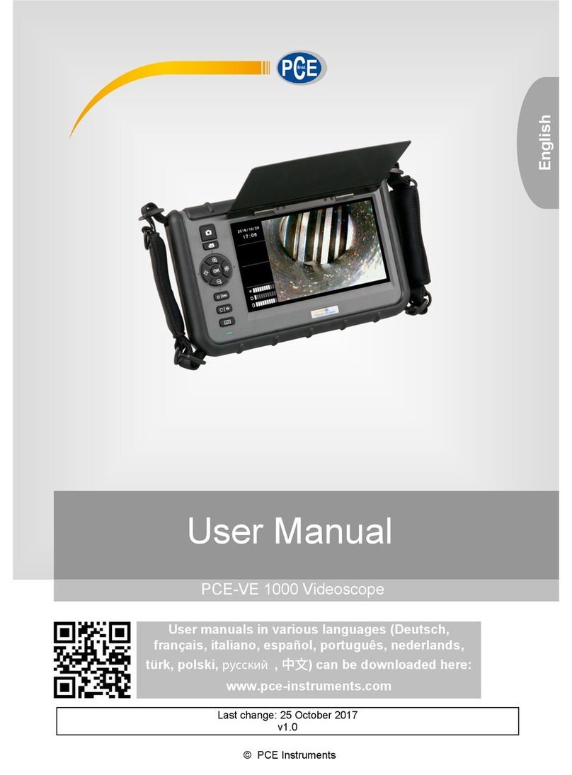 PCE Instruments PCE-VE 1000 User manual PCE Instruments PCE-VE 1000 User manual