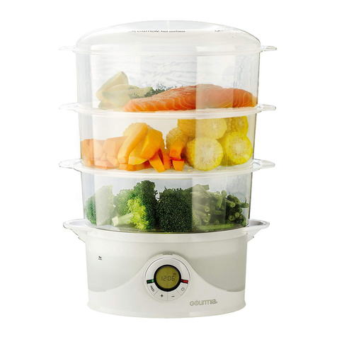 Gourmia Steamtower 300 User manual Gourmia Steamtower 300 User manual