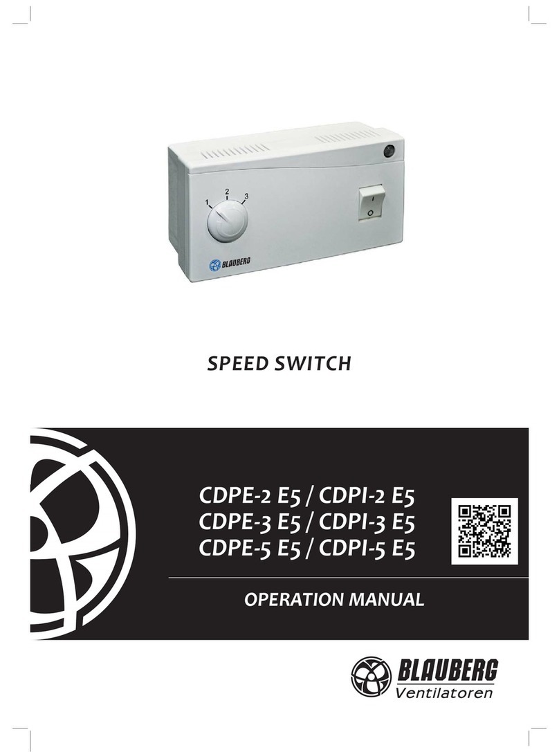 BLAUBERG Ventilatoren CDPE-2 E5 Operation manual