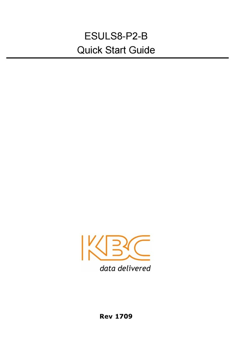 KBC ESULS8-P2-B quick start guide