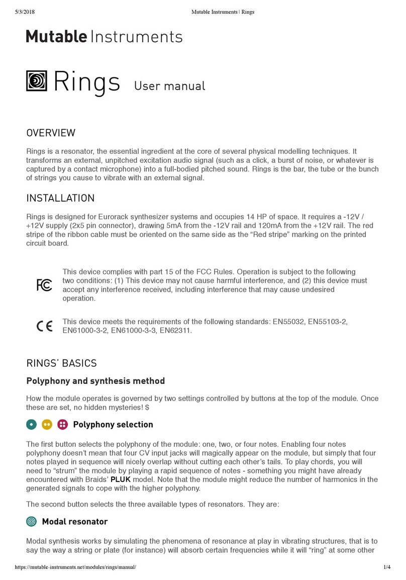 Mutable Instruments Rings user manual
