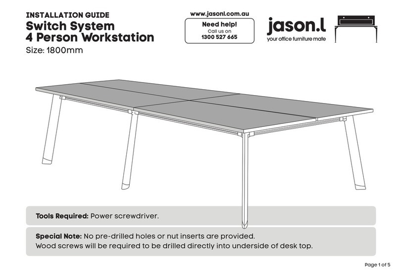 Jason.L Switch System 4 Person Workstation User manual Jason.L Switch System 4 Person Workstation User manual