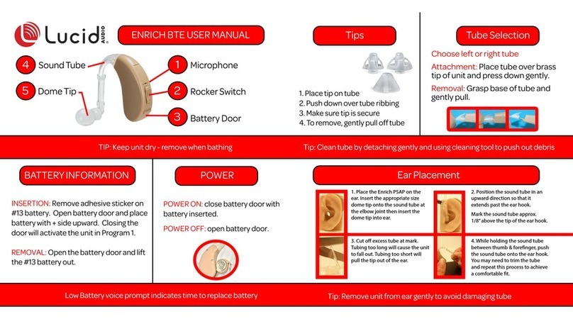 Lucid Audio Enrich BTE user manual Lucid Audio Enrich BTE user manual