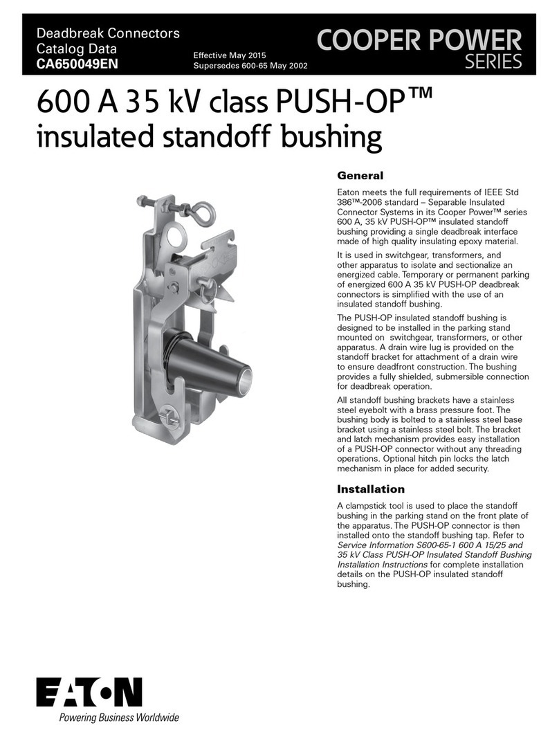 Eaton COOPER POWER SERIES User manual Eaton COOPER POWER SERIES User manual