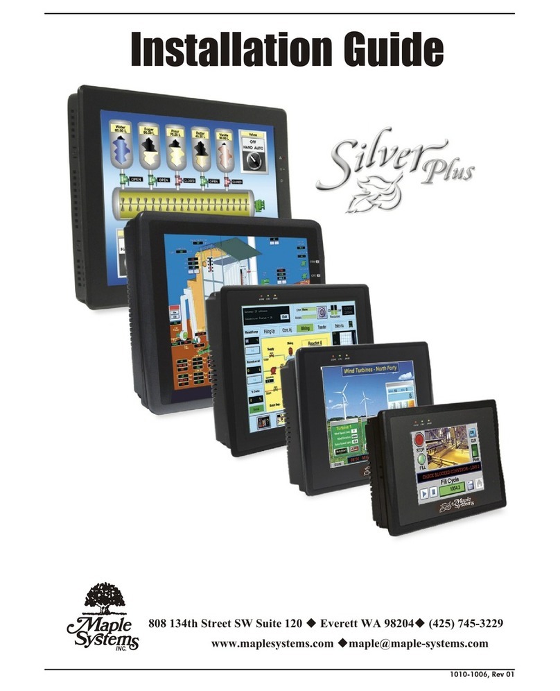 Maple Systems HMI5056T installation guide