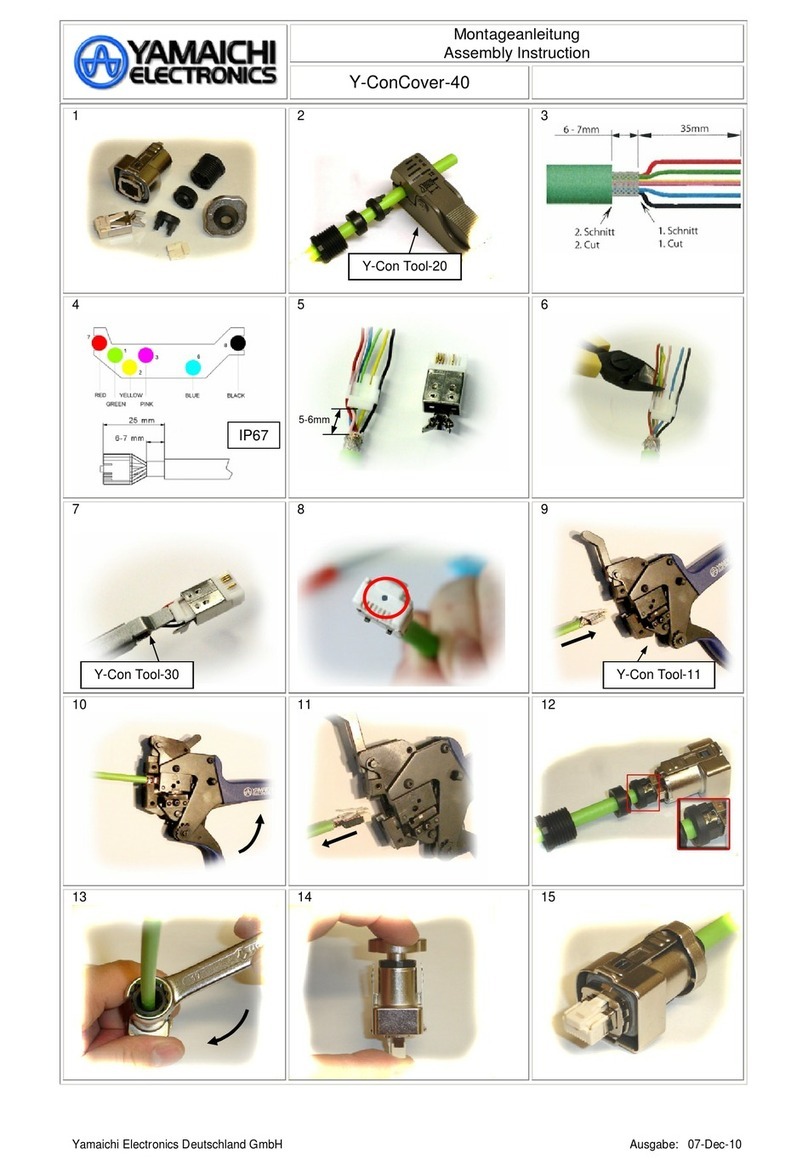 Yamaichi Electronics Y-ConCover-40 User manual Yamaichi Electronics Y-ConCover-40 User manual