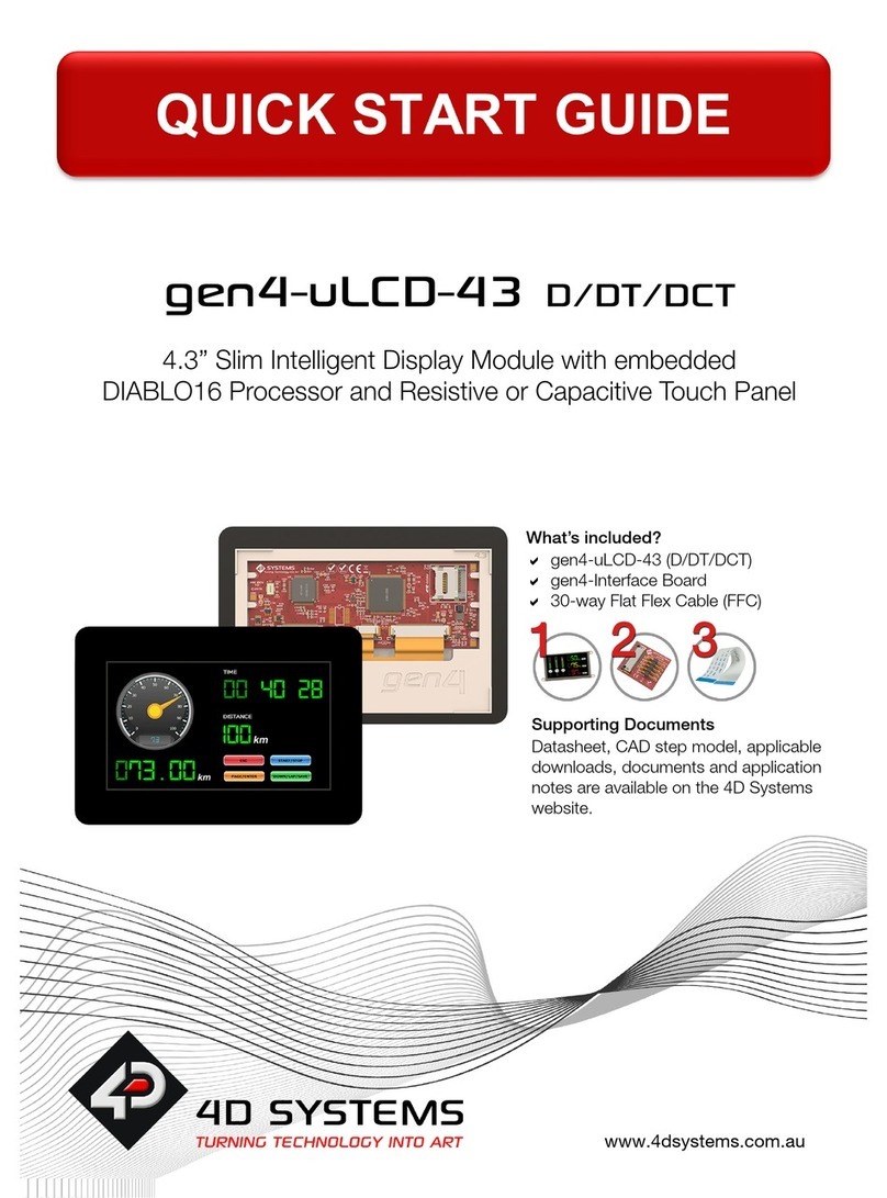 4D systems gen4-uLCD-43 D User manual